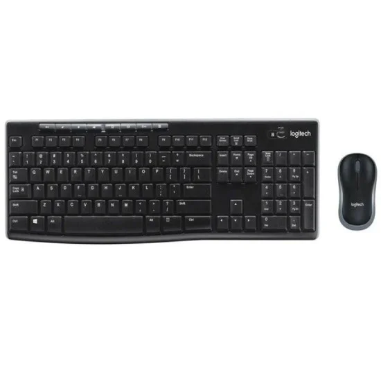 Logitech Mk270 Wireless Desktop Combo - Arb/Eng - Black